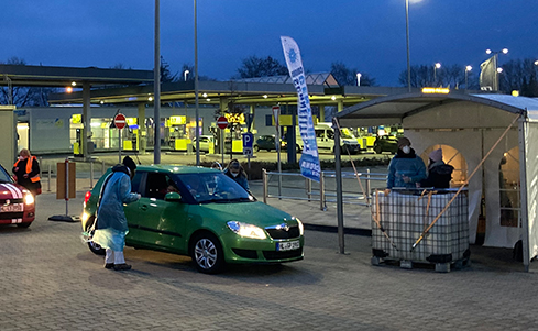 Testzentrum vorerst geschlossen