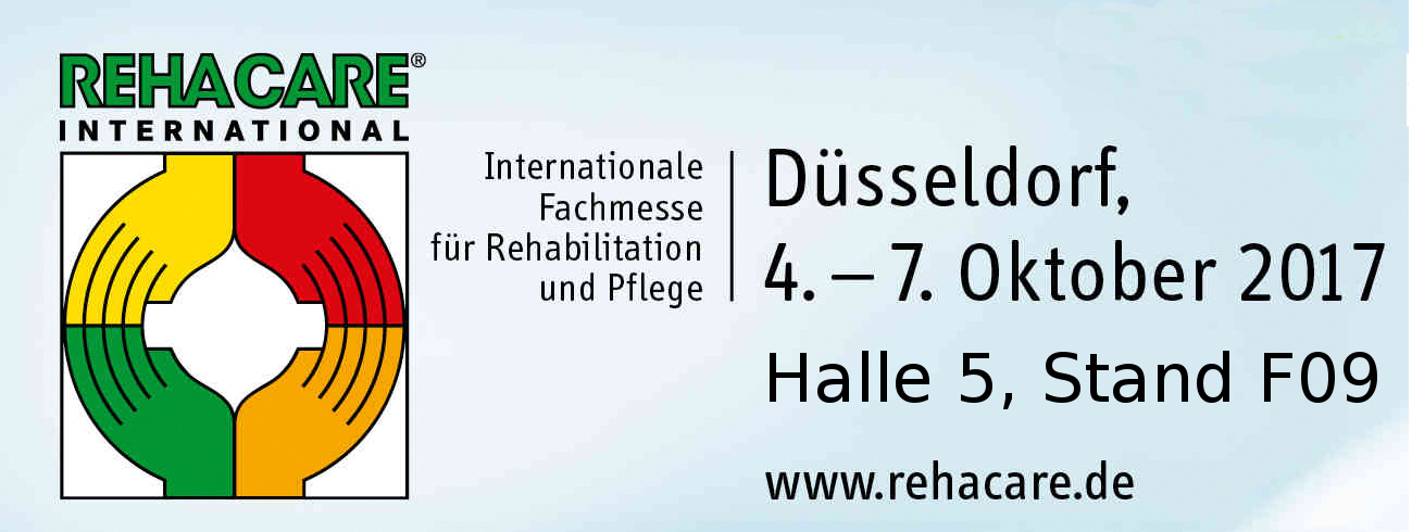 Internationale Fachmesse für Rehabilitation und Pflege im Oktober 2017 in Düsseldorf